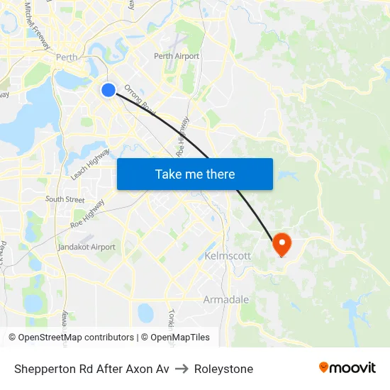Shepperton Rd After Axon Av to Roleystone map