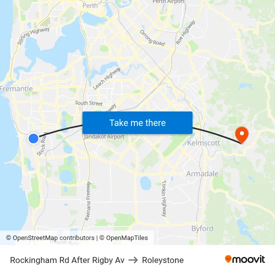 Rockingham Rd After Rigby Av to Roleystone map