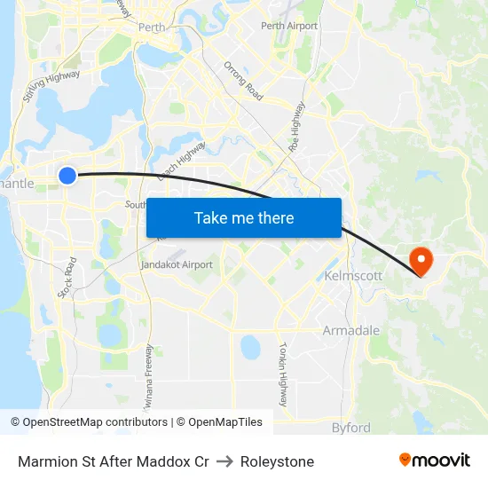 Marmion St After Maddox Cr to Roleystone map