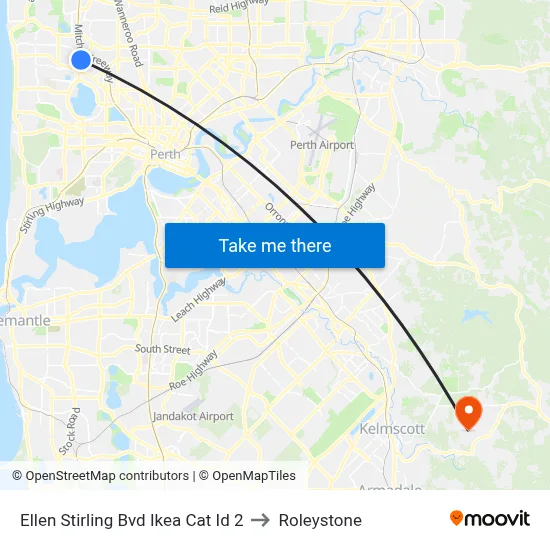 Ellen Stirling Bvd Ikea Cat Id 2 to Roleystone map