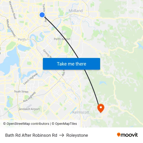 Bath Rd After Robinson Rd to Roleystone map