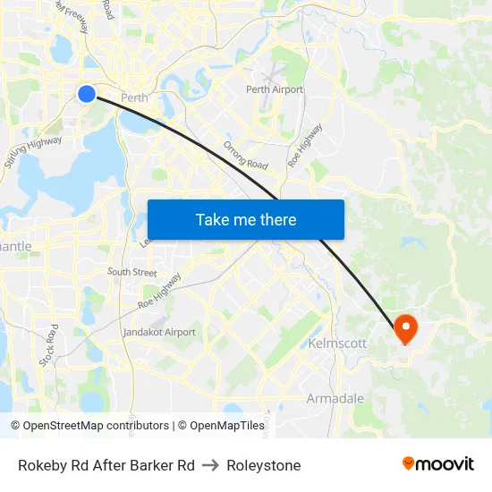 Rokeby Rd After Barker Rd to Roleystone map