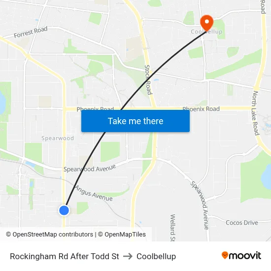 Rockingham Rd After Todd St to Coolbellup map