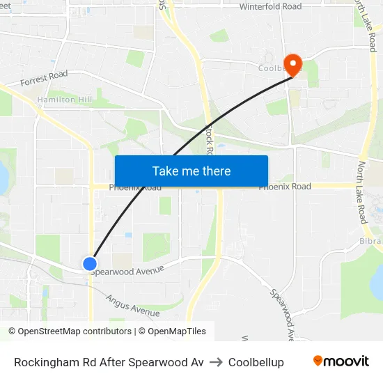 Rockingham Rd After Spearwood Av to Coolbellup map