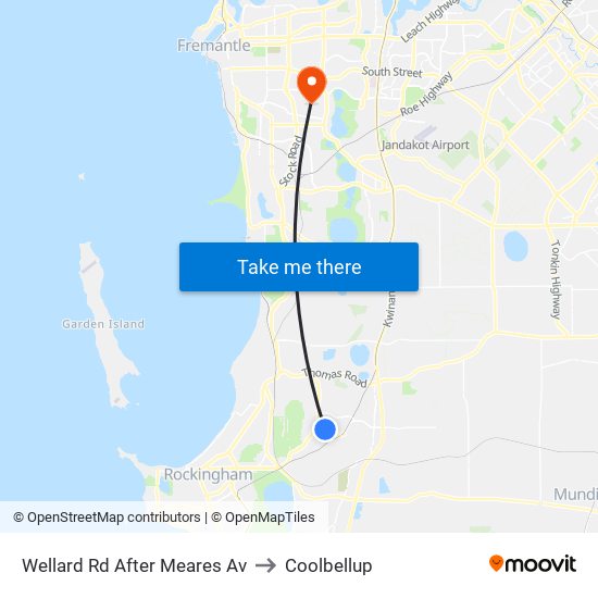 Wellard Rd After Meares Av to Coolbellup map
