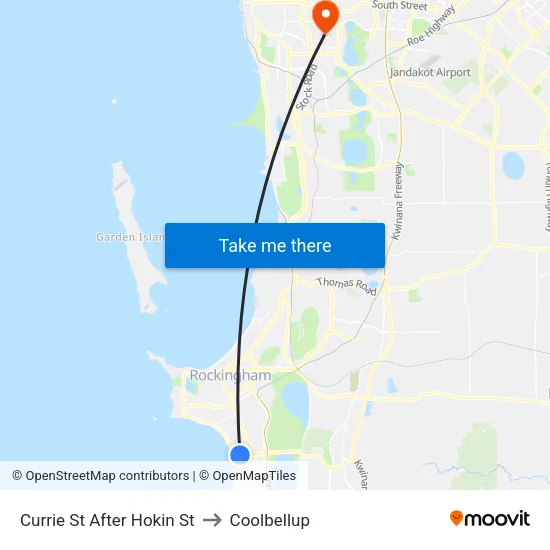 Currie St After Hokin St to Coolbellup map