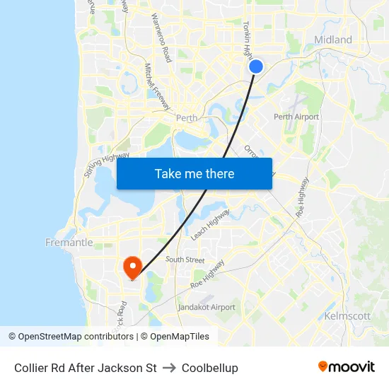 Collier Rd After Jackson St to Coolbellup map