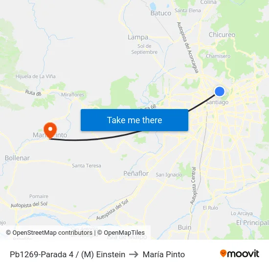 Pb1269-Parada 4 / (M) Einstein to María Pinto map