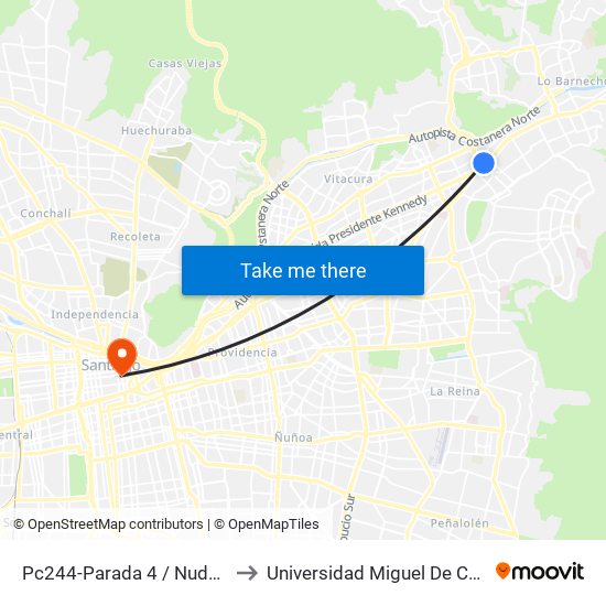 Pc244-Parada 4 / Nudo Estoril to Universidad Miguel De Cervantes map