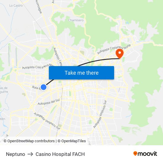 Neptuno to Casino Hospital FACH map