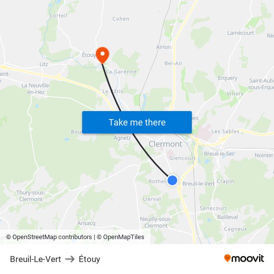 Breuil-Le-Vert to Étouy map