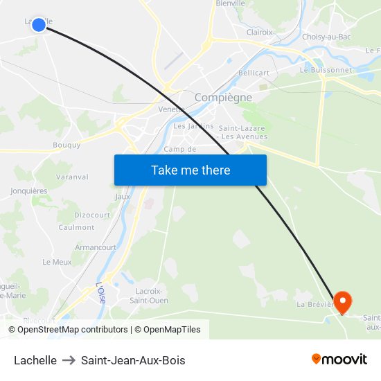 Lachelle to Saint-Jean-Aux-Bois map