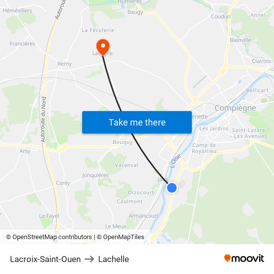 Lacroix-Saint-Ouen to Lachelle map