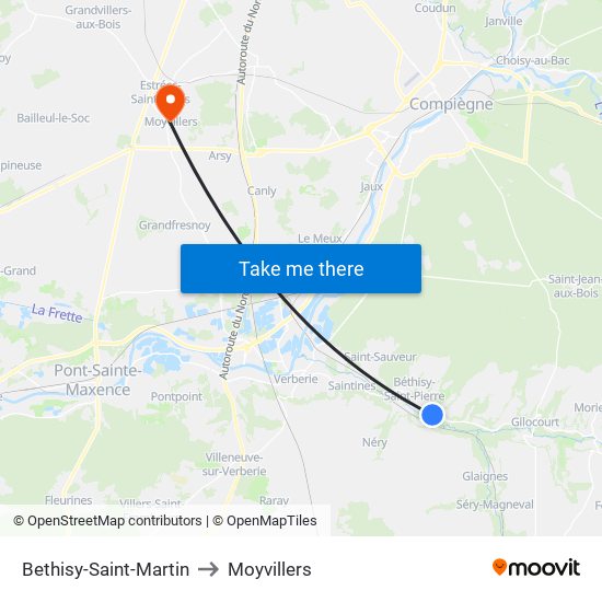 Bethisy-Saint-Martin to Moyvillers map