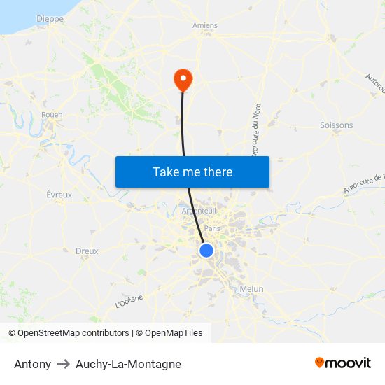 Antony to Antony map