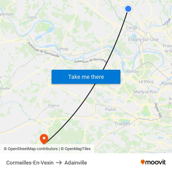 Cormeilles-En-Vexin to Cormeilles-En-Vexin map