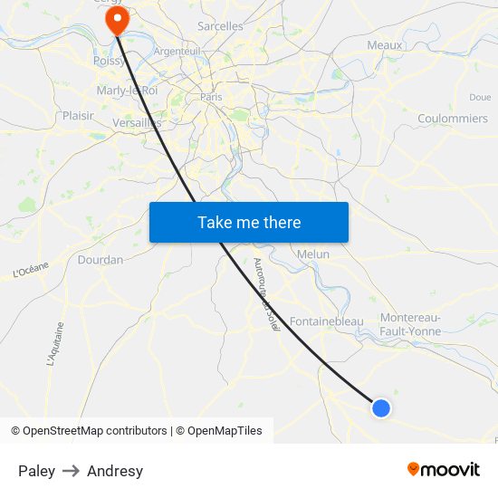 Paley to Andresy map