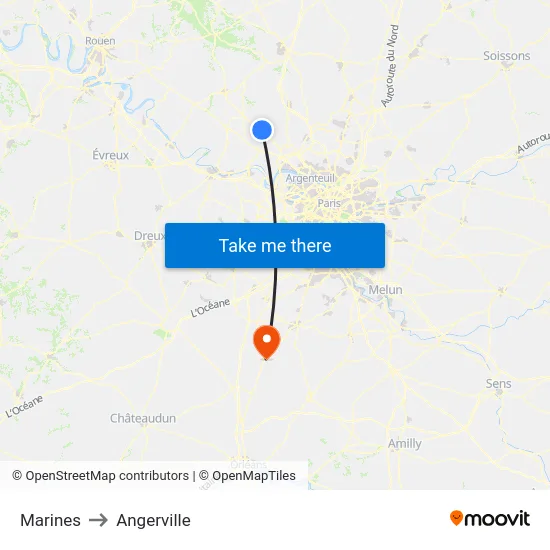 Marines to Angerville map