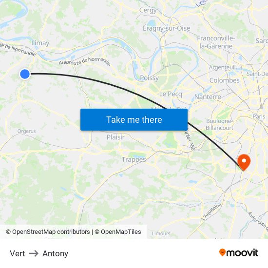 Vert to Antony map