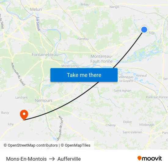 Mons-En-Montois to Aufferville map