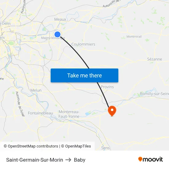 Saint-Germain-Sur-Morin to Baby map