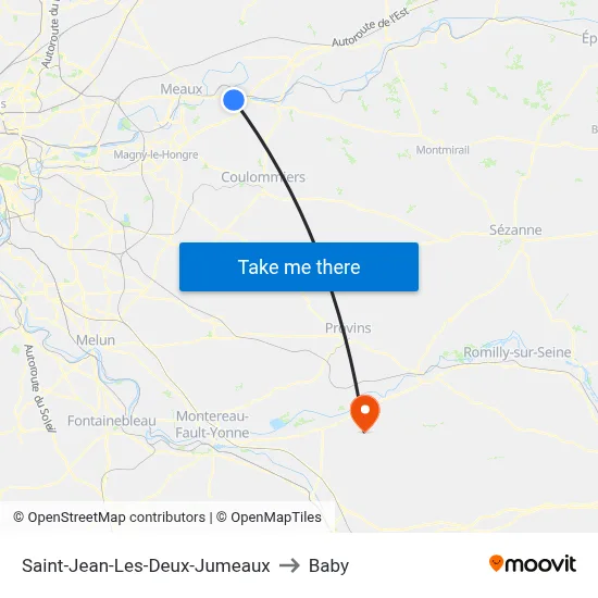 Saint-Jean-Les-Deux-Jumeaux to Baby map