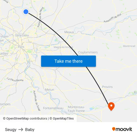 Seugy to Baby map