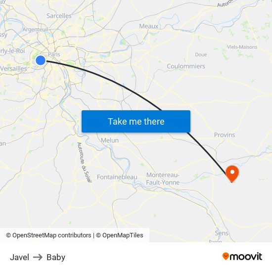 Javel to Baby map