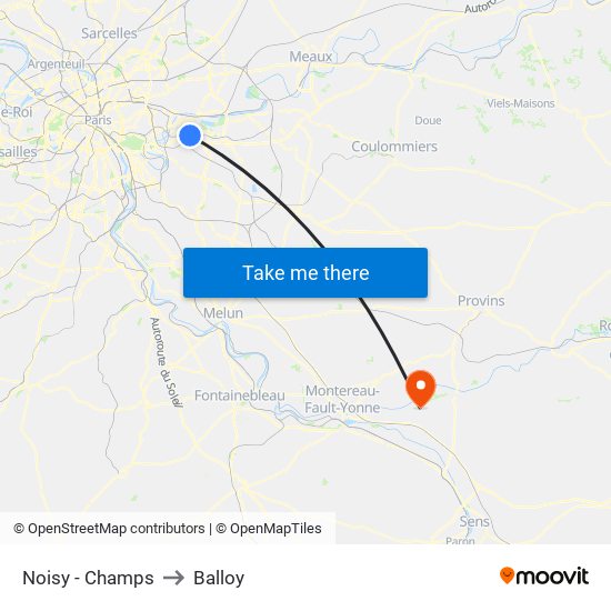 Noisy - Champs to Balloy map