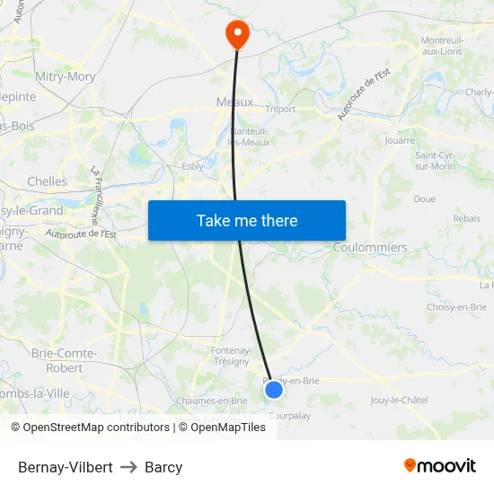 Bernay-Vilbert to Barcy map