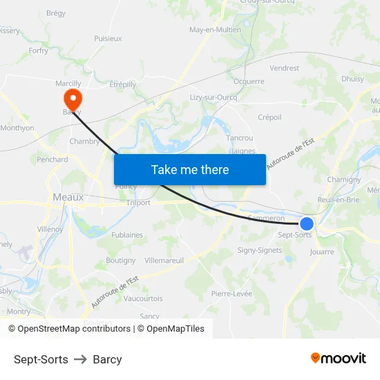 Sept-Sorts to Barcy map