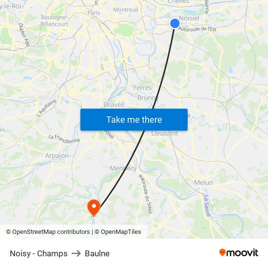 Noisy - Champs to Baulne map