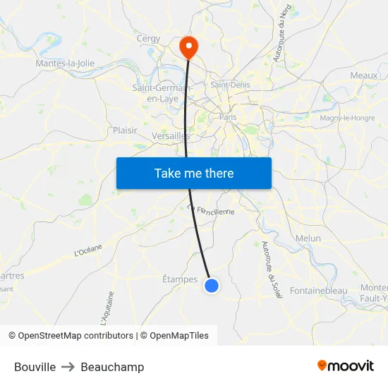 Bouville to Beauchamp map