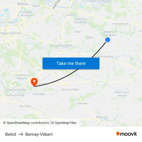 Bellot to Bernay-Vilbert map