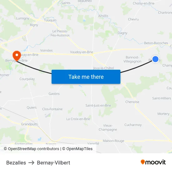 Bezalles to Bernay-Vilbert map