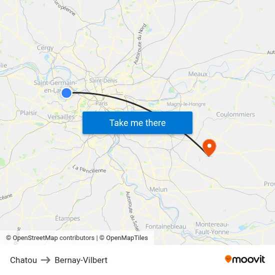 Chatou to Bernay-Vilbert map