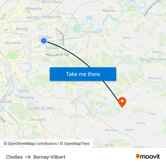 Chelles to Bernay-Vilbert map