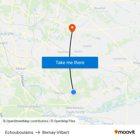 Echouboulains to Bernay-Vilbert map