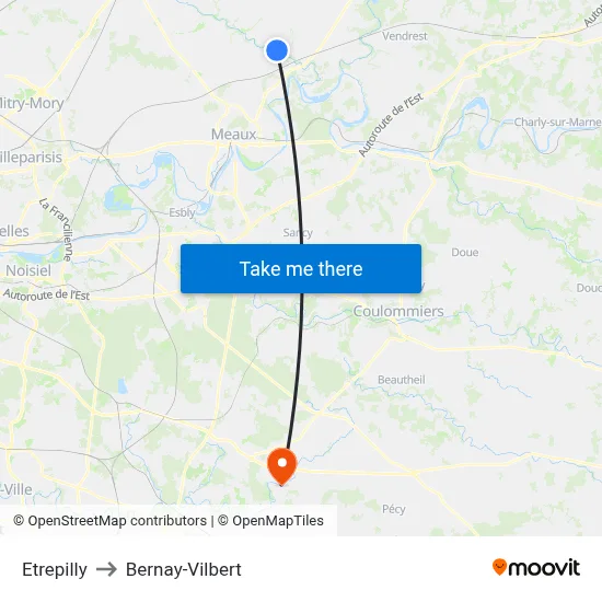 Etrepilly to Bernay-Vilbert map