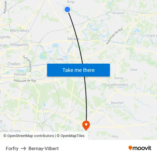 Forfry to Bernay-Vilbert map