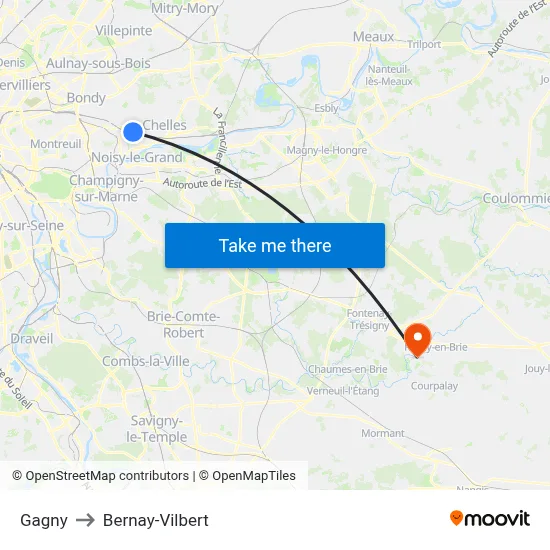 Gagny to Bernay-Vilbert map