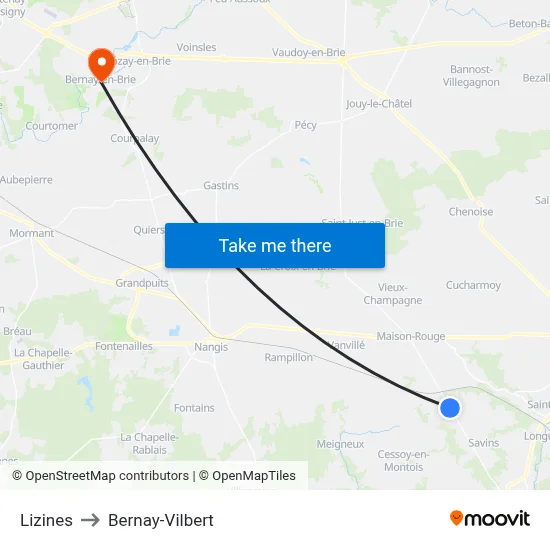 Lizines to Bernay-Vilbert map