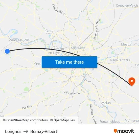 Longnes to Bernay-Vilbert map