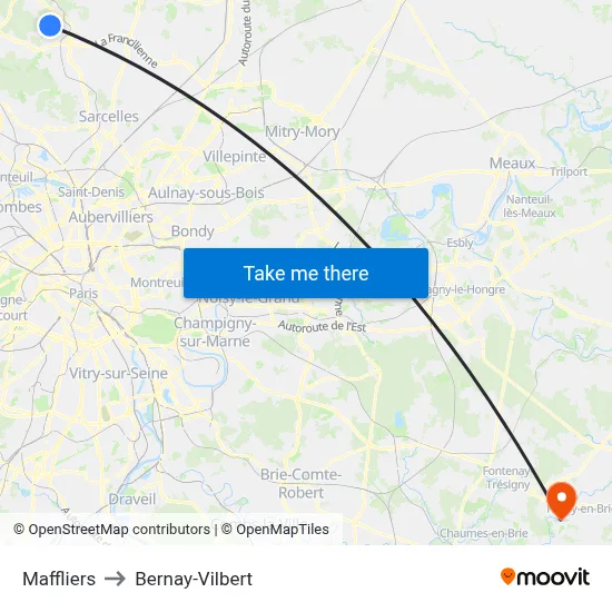 Maffliers to Bernay-Vilbert map
