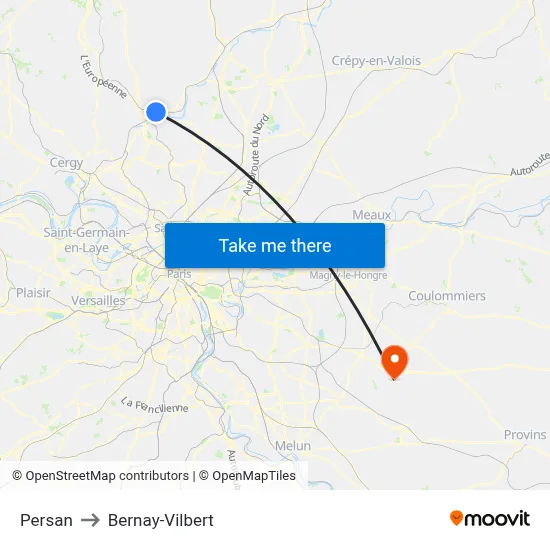 Persan to Bernay-Vilbert map