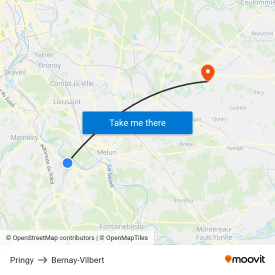 Pringy to Bernay-Vilbert map