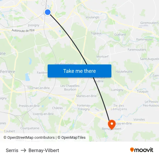 Serris to Bernay-Vilbert map