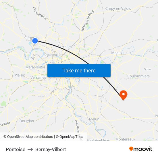 Pontoise to Bernay-Vilbert map