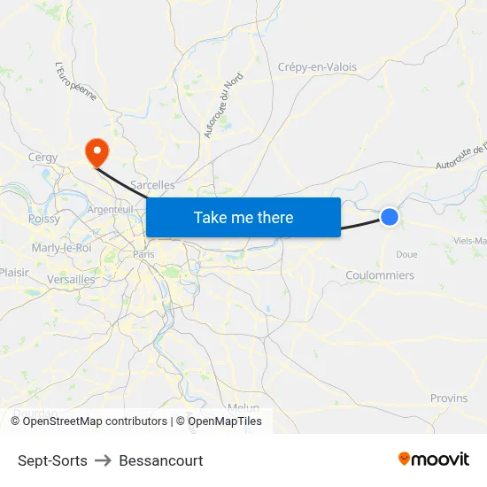 Sept-Sorts to Bessancourt map