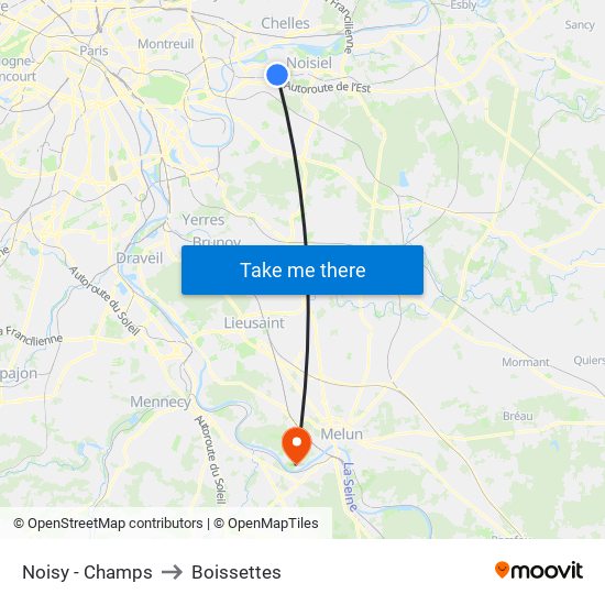 Noisy - Champs to Boissettes map